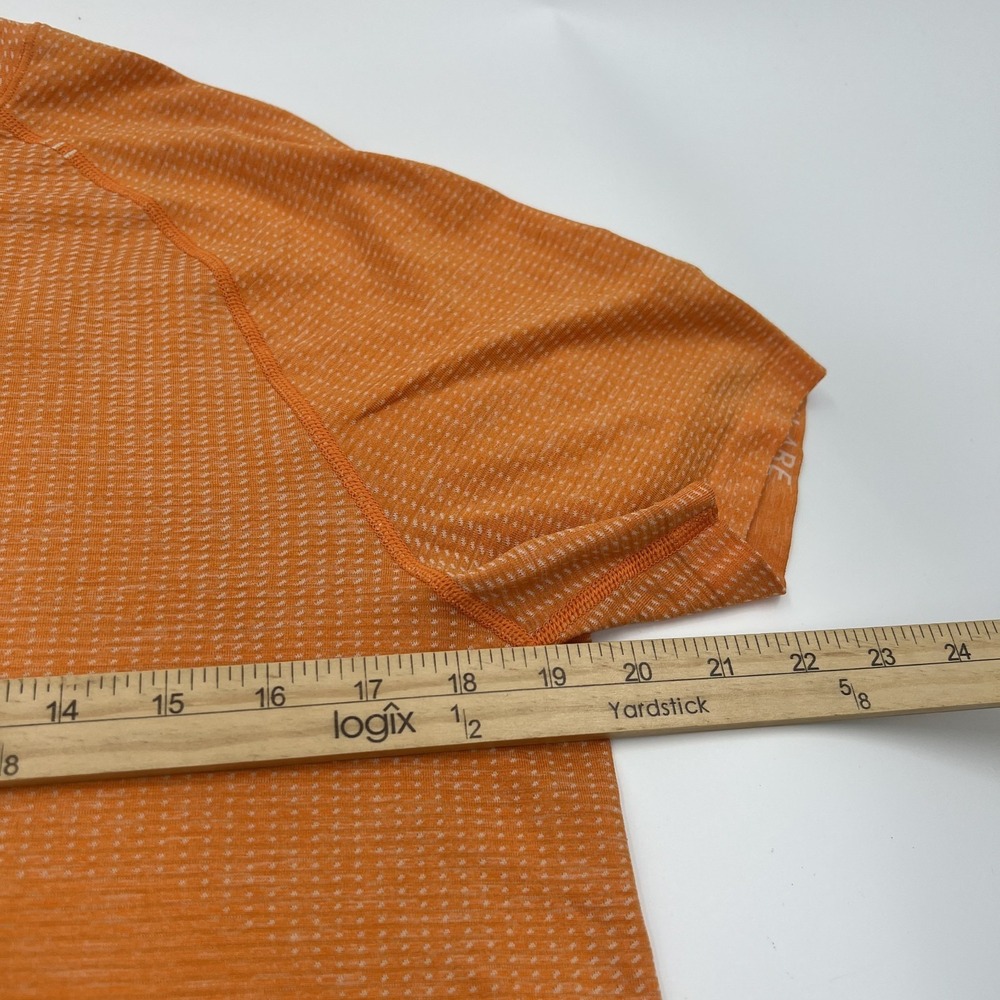 Lululemon Metal Vent Tech Shirt Mens M Orange Yoga Gym Running Crossfit Lifting - Picture 12 of 14